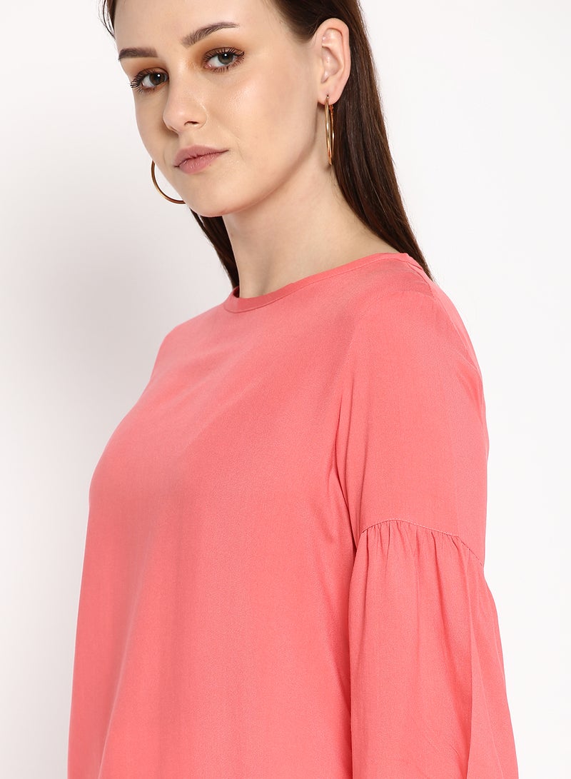 Blue Saint Women's Regular Fit Top Pink - Image 4