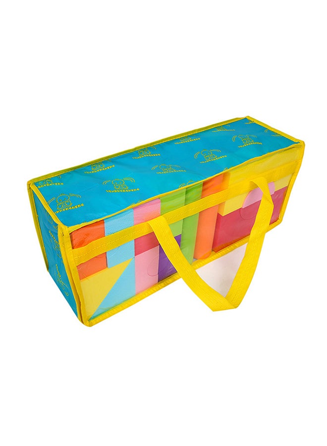52-Piece Kids Educational Toy EVA Color Blocks 50x15x20cm  - Image 1