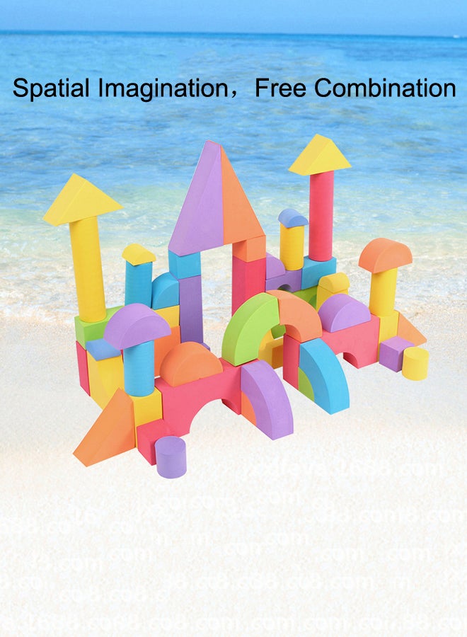 52-Piece Kids Educational Toy EVA Color Blocks 50x15x20cm  - Image 5