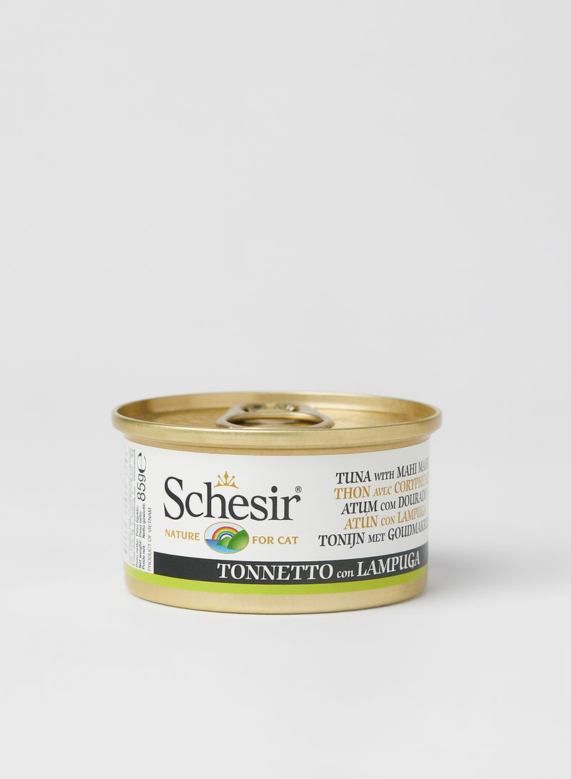 شيسر طعام تونة رطب للقطط مزود بالماهي 85جرام - Image 1