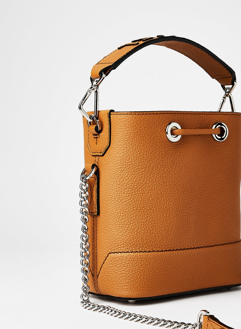 Ninon Mini Bucket Bag Light Brown