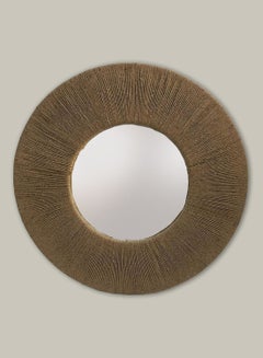 Switch Modern Design Decorative Mirror Unique Luxury Quality Material For The Perfect Stylish Home FE02 Natural 90 x 90cm  - Image 1