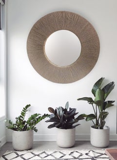 Switch Modern Design Decorative Mirror Unique Luxury Quality Material For The Perfect Stylish Home FE02 Natural 90 x 90cm  - Image 3