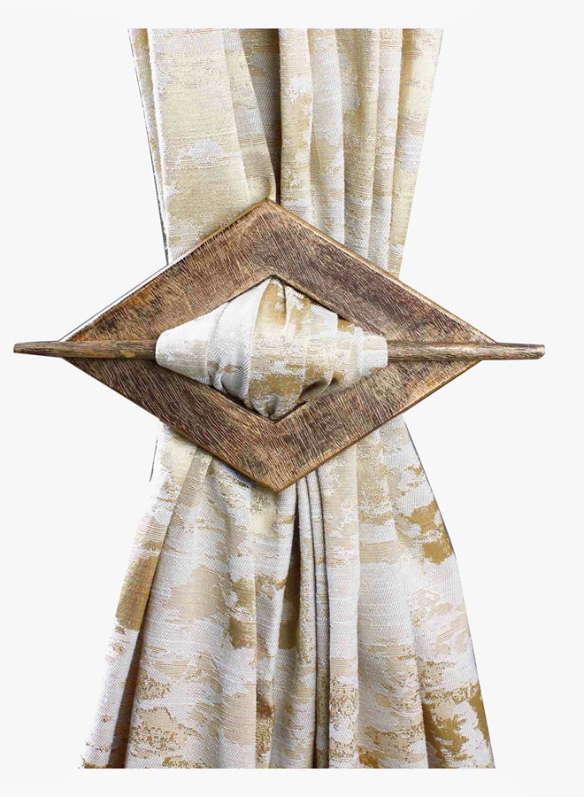 هوم بوكس مثبّت ستائر بتصميم معيّن - 14x20 سم بني 20 x 14سم - Image 2