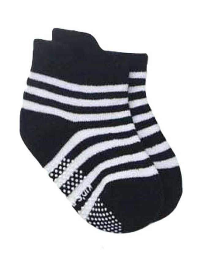 100% Cotton Antislip Socks Striped Multicolour  - Image 3