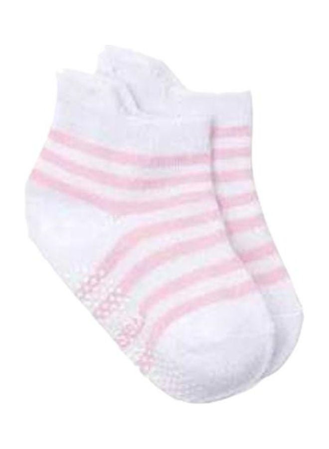 Generic - 100% Cotton Antislip Socks Striped Multicolour - Image 1