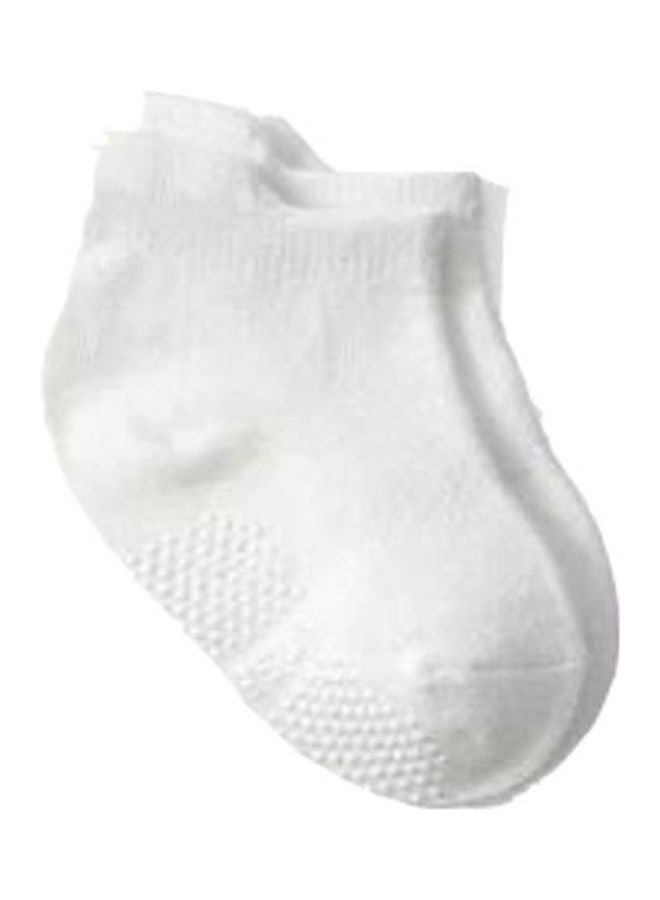 Generic 100% Cotton Antislip Socks Colored Multicolour  - Image 4
