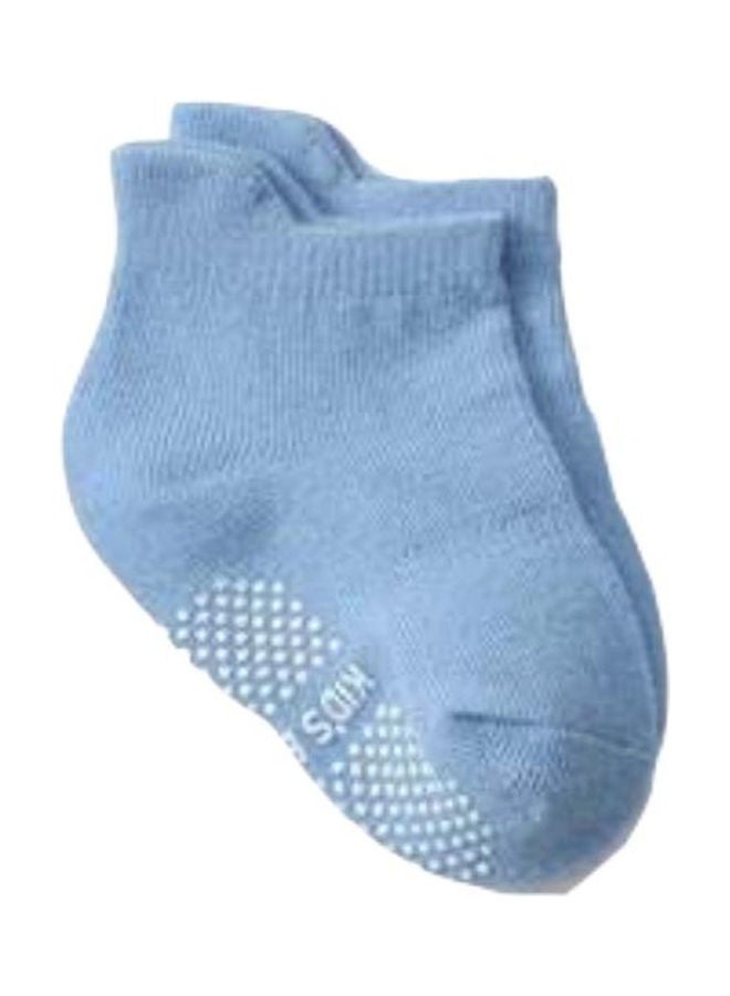 Generic 100% Cotton Antislip Socks Colored Multicolour  - Image 2