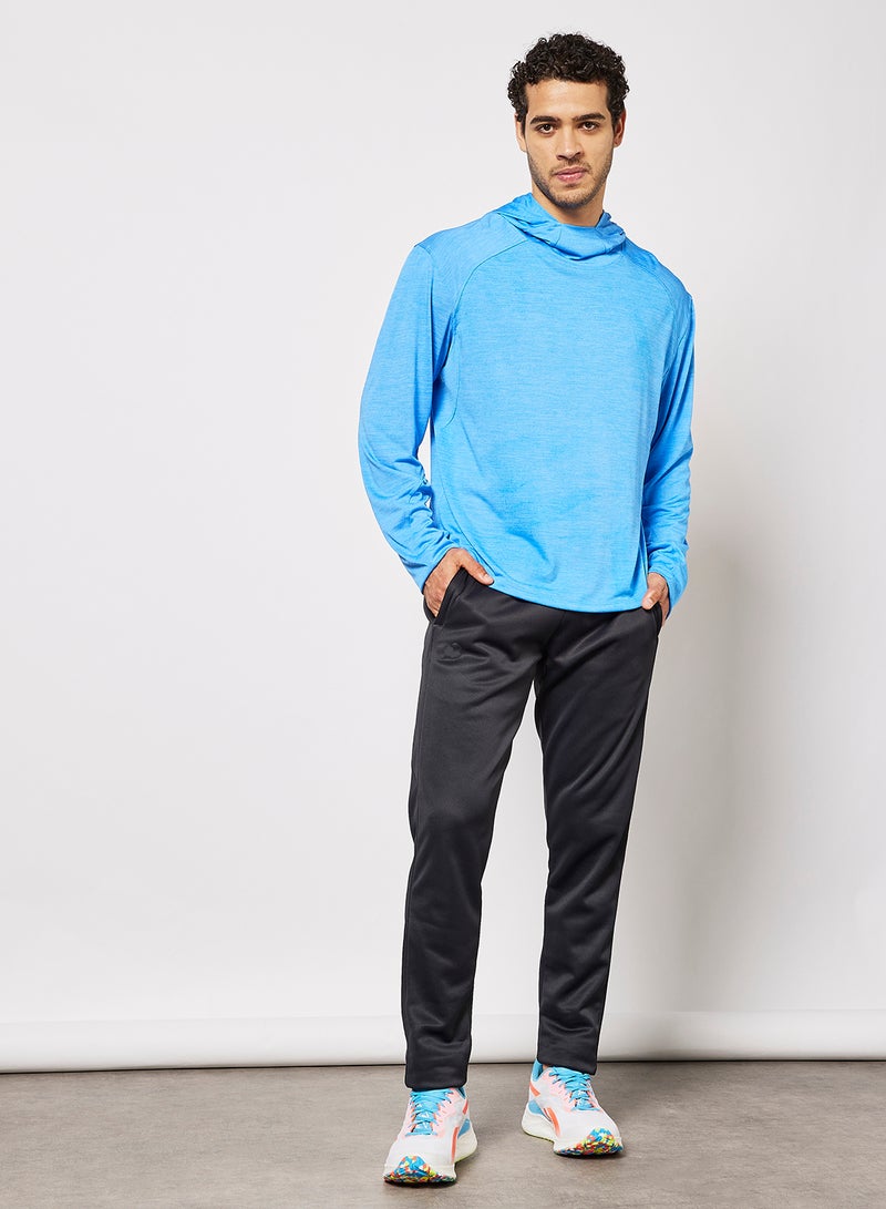 STATE 8 - Slim Fit Active Hoodie Blue - Image 1