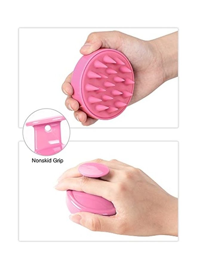 Heeta Hair Scalp Massager Pink 3X4X4inch - Image 1