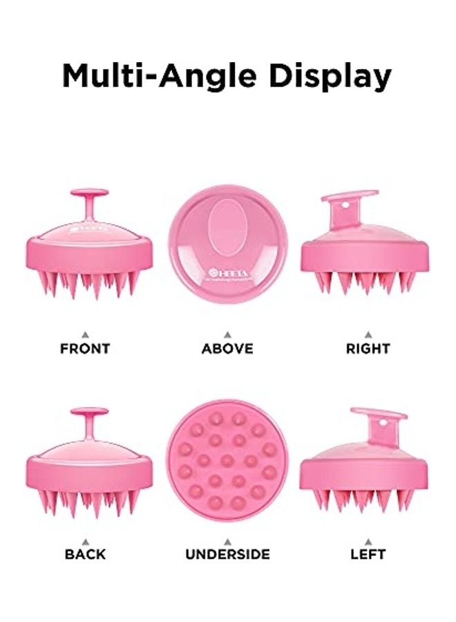 Heeta Hair Scalp Massager Pink 3X4X4inch - Image 3