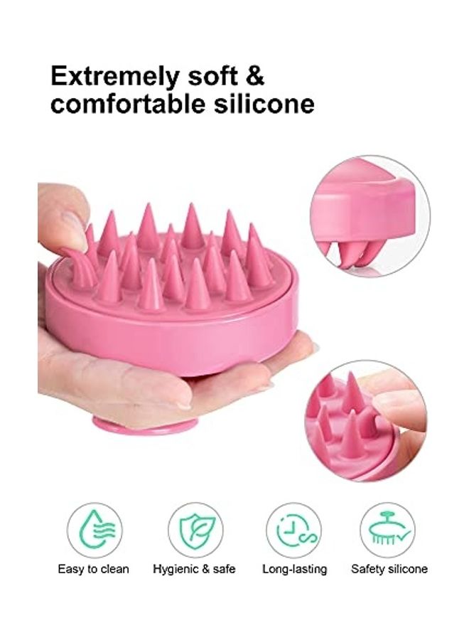 Heeta Hair Scalp Massager Pink 3X4X4inch - Image 2