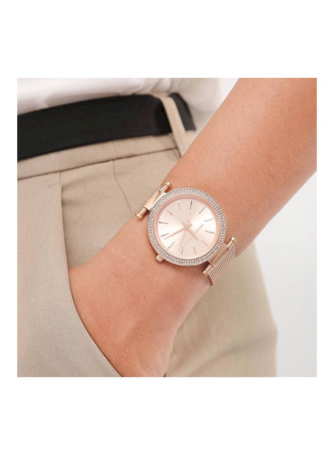 Michael Kors - women Darci Round Stainless Steel Watch And Grant Analog Watch Fs5210 Set - Image 1