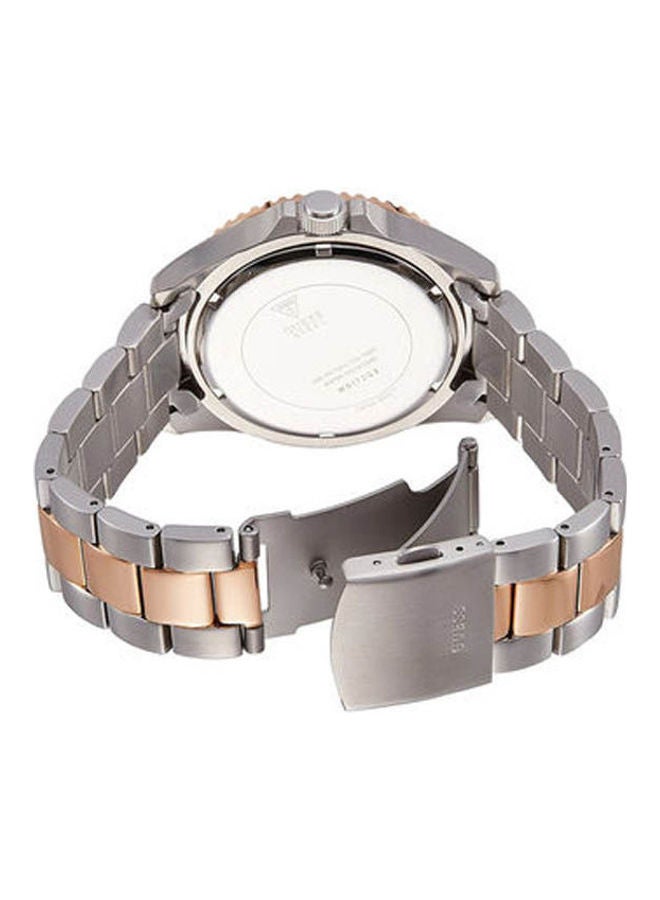 GUESS Men's Stainless Steel Analog Wrist Watch W0172G3 With Women'S Water Resistant Analog Watch W0111L4 - Image 2