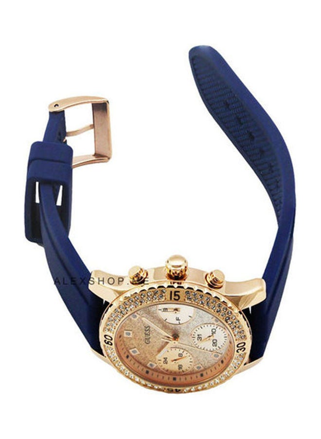 جس ساعة يد كاجوال من السيليكون طراز W1098L6 مع كرونوغراف مطاطي للنساء W0846L1 للرجال women - Image 2