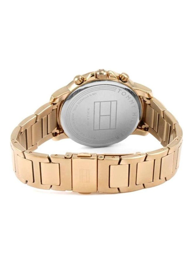 TOMMY HILFIGER - Women's Claudia Round Shape Stainless Steel Analog Wrist Watch 1781743 with Women's Metal Analog Watch MK3881 - Image 1