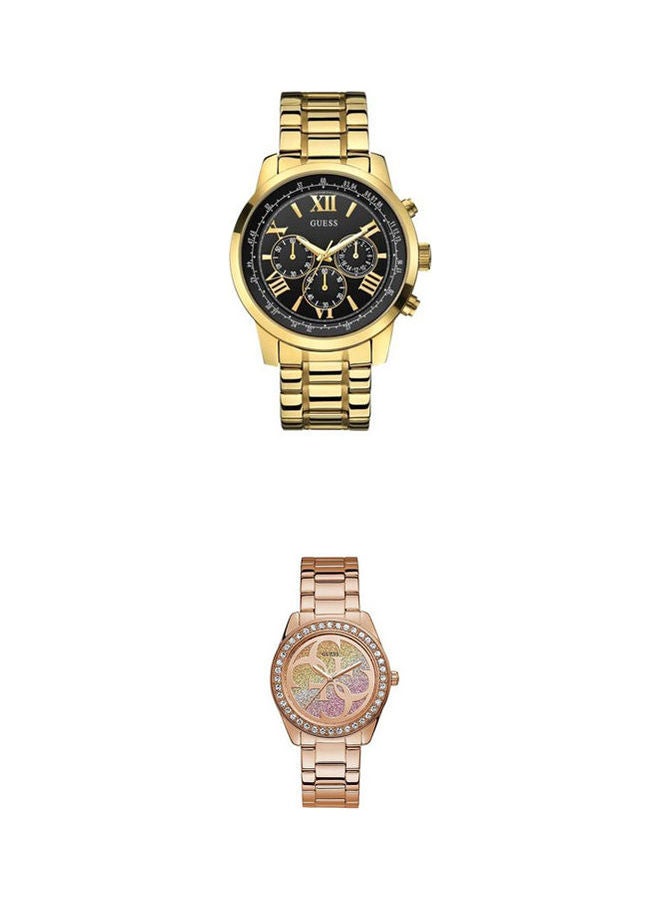 GUESS men Stainless Steel Analog Watch W0379G4 With Stainless Steel Analog Watch W0379G4 - Image 1