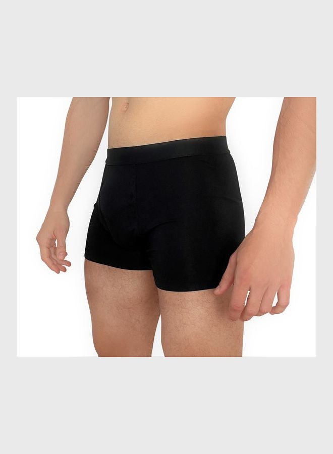 Comfortzone Boxer Briefs Breathable Underwear Pack Of 5 Black  - Image 2