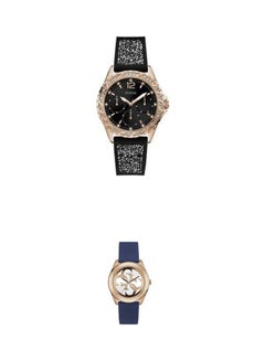 Women's Chronograph Wrist Watch W1096L5 With Women's Silicone Analog Watch W0911L6