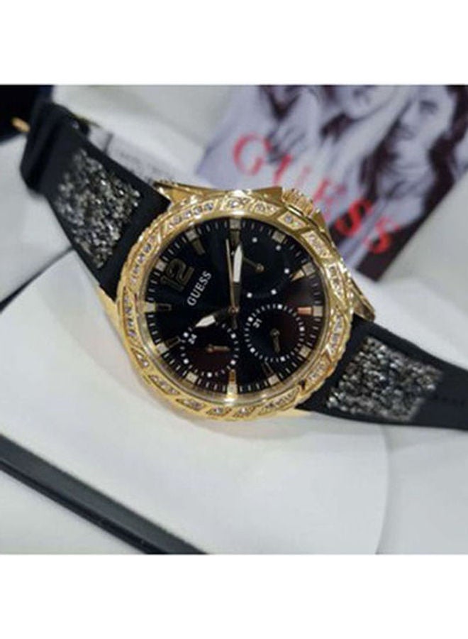 GUESS - Women's Chronograph Wrist Watch W1096L5 With Women's Silicone Analog Watch W0911L6 - Image 1