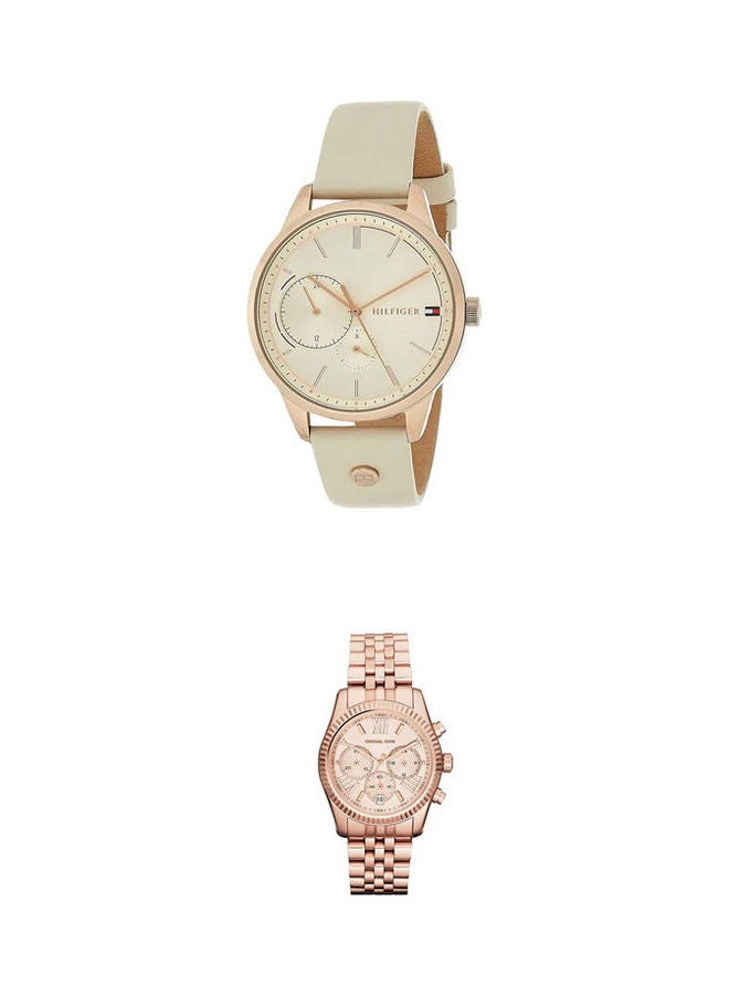 TOMMY HILFIGER - Men's Brooke Chronograph Watch With Stainless Steel Analog Watch Mk5569 Set - Image 1
