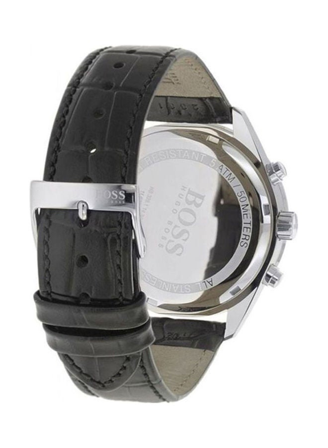 هوغو بوس Men's Talent Chronograph Watch 1513579 With Stainless Steel Analog Watch W0826L3 Set  - Image 2