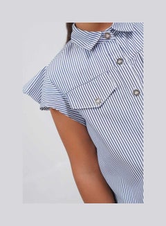 BlueAge Fast Fashon Blouse Blue  - Image 4