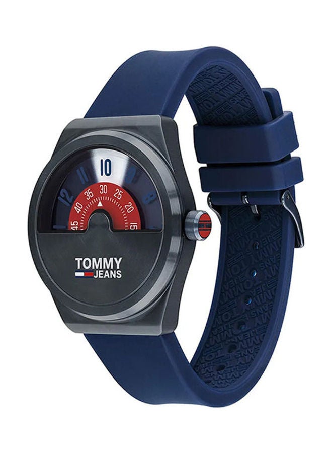 تومي هيلفيغر Men's Monogram Pop Silicone Analog Wrist Watch And Parker Water Resistance Chronograph Watch Mk5491 Set  - Image 2