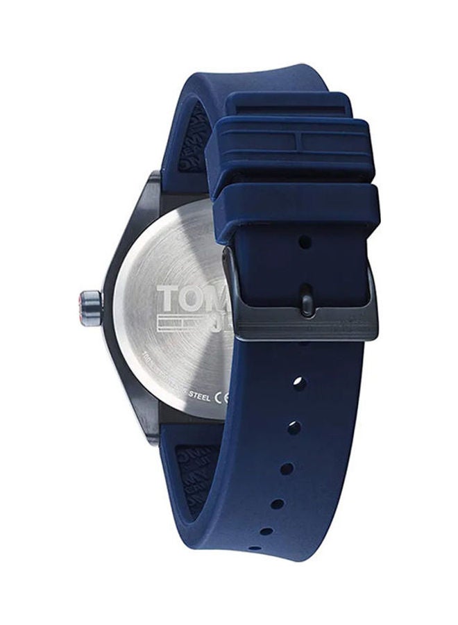 تومي هيلفيغر Men's Monogram Pop Silicone Analog Wrist Watch And Parker Water Resistance Chronograph Watch Mk5491 Set  - Image 3