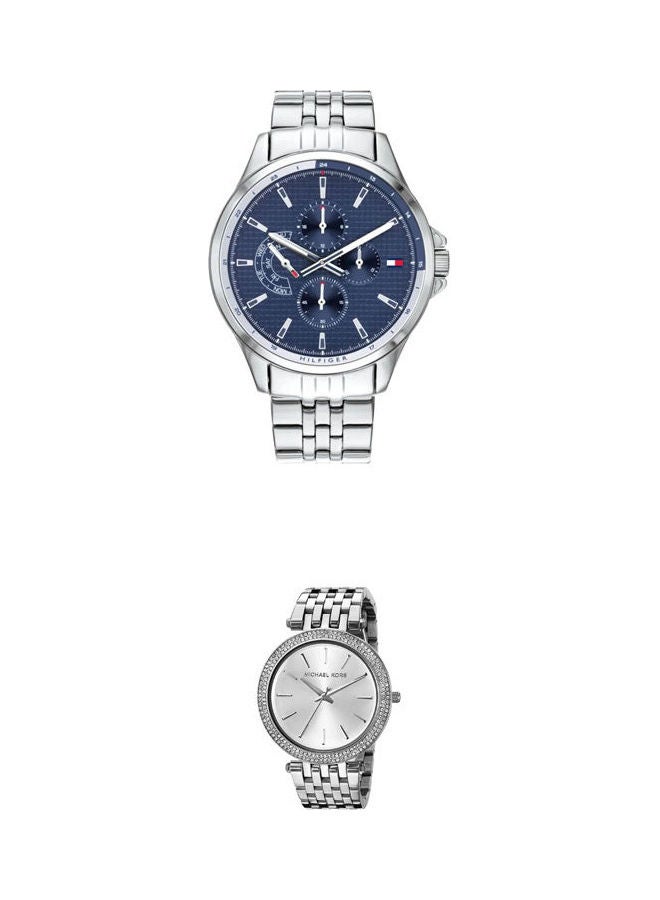 TOMMY HILFIGER men Shawn Analog Watch And Dress Round Wrist Watch Set - Image 1