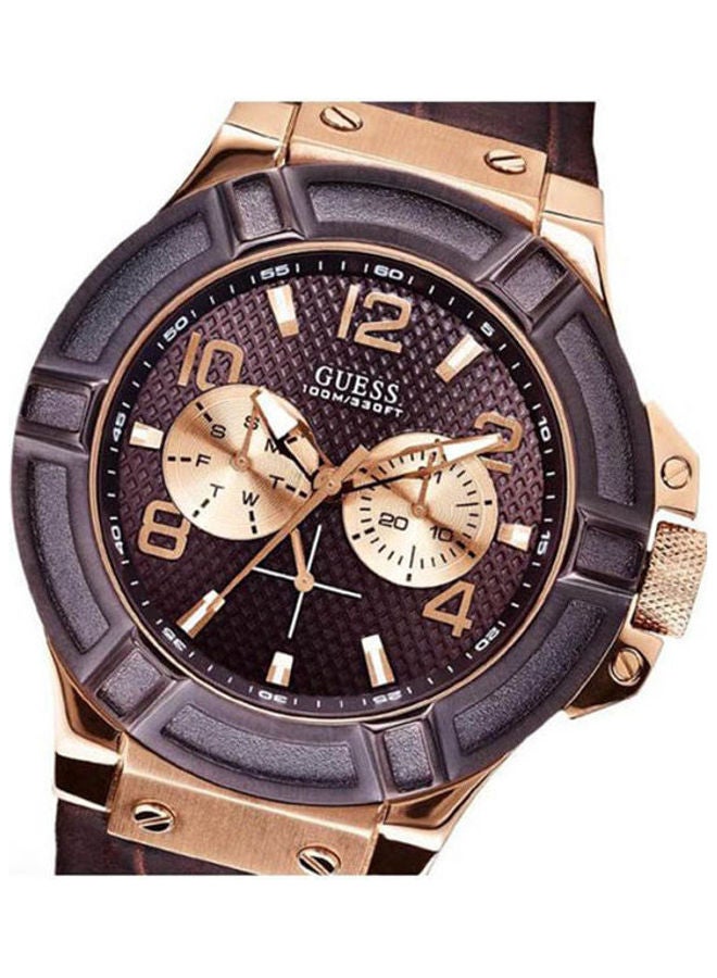 جس ساعة ريجور كرونوغراف مقاومة للماء W0040G3 مع سوار ستارلايت تناظري للنساء W0846L6  - Image 3