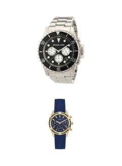 women Stainless Steel Analog Watch Mk8256 With Stainless Steel Analog Watch Mk8256