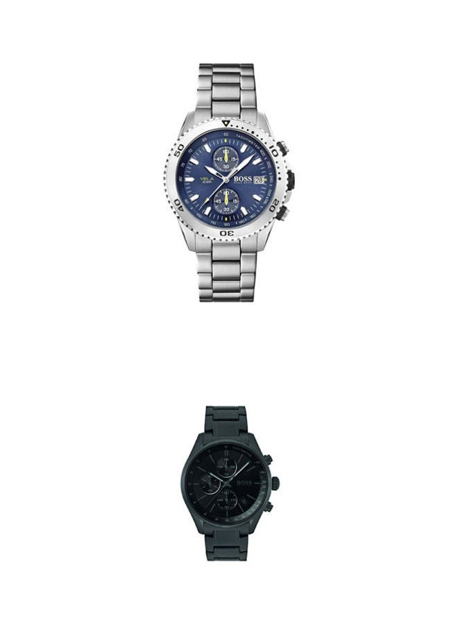 HUGO BOSS - men Vela Chronograph Watch With Men'S Stainless Steel Contemporary Sport Chronograph Watch 1513676 - Image 1