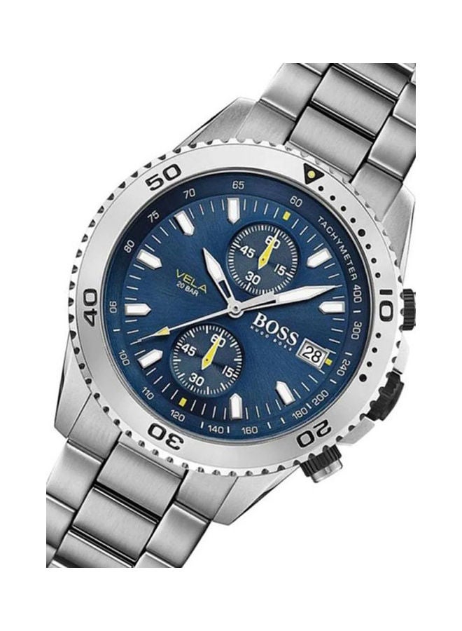 HUGO BOSS - men Vela Chronograph Watch With Men'S Stainless Steel Contemporary Sport Chronograph Watch 1513676 - Image 1