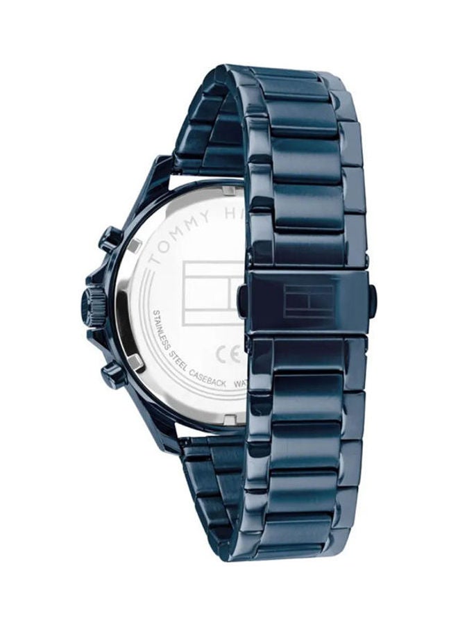 TOMMY HILFIGER - men Bank Round Shape Stainless Steel Analog Wrist Watch With Women'S Water Resistant Analog Watch Mk5815 - Image 1