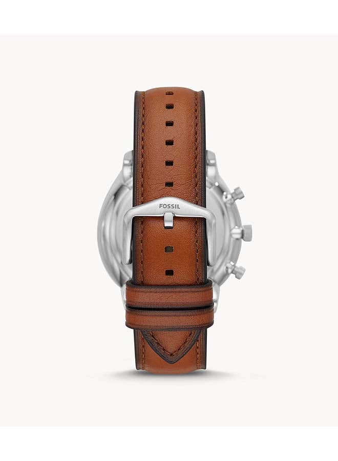 FOSSIL Men's Neutra Leather Strap Analog Wrist Watch FS5735 - 44 mm - Brown  - Image 3