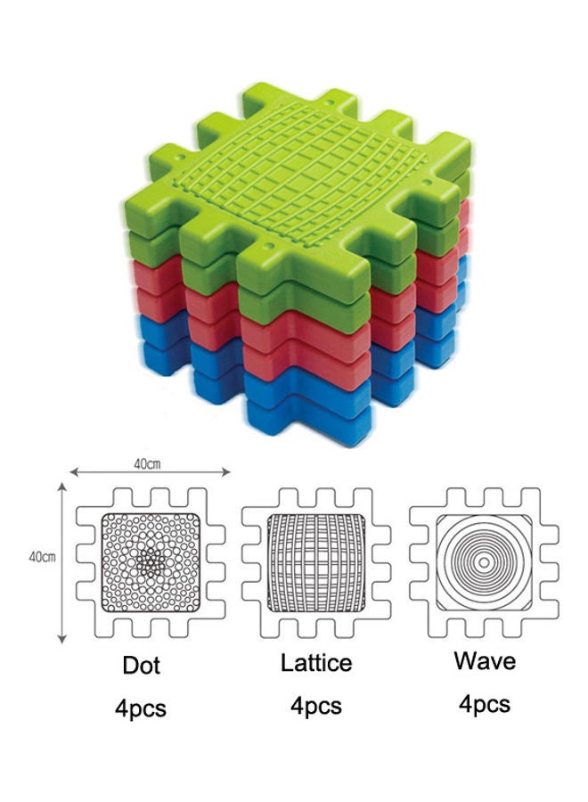 مجموعة بلاط اللعب اللمسي ذو القوام الحسي - Image 2