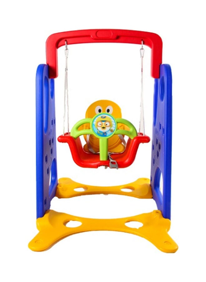 جساي تويز أرجوحة بلاستيكية متعددة الوظائف بتصميم دب للعب في الأماكن الداخلية 78x115x100سم - Image 2