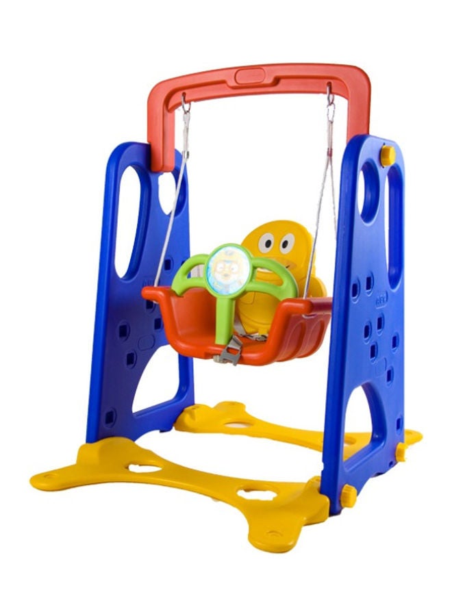 جساي تويز أرجوحة بلاستيكية متعددة الوظائف بتصميم دب للعب في الأماكن الداخلية 78x115x100سم - Image 1