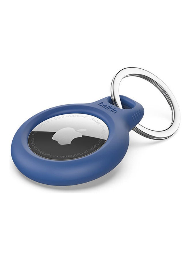 belkin - Secure Holder with Key Ring for AirTag Blue - Image 1