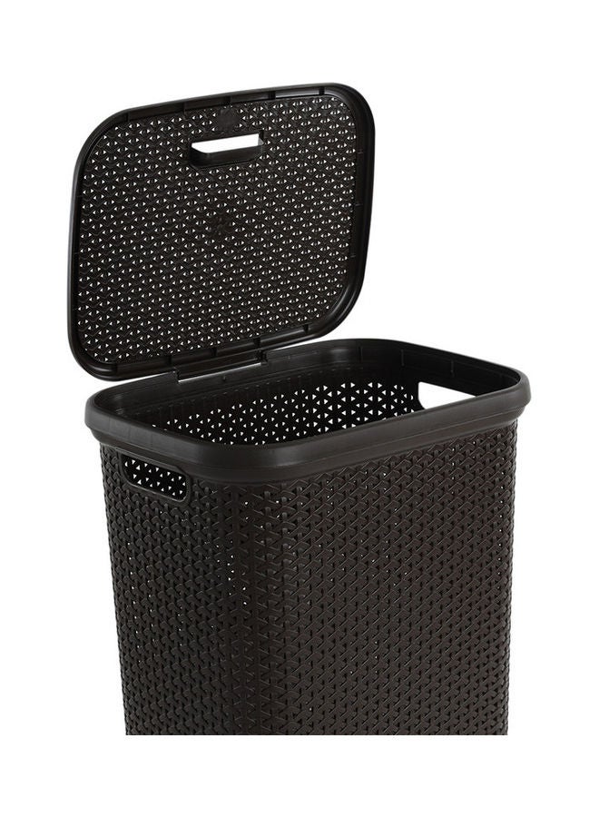 هومس آر أس سلة غسيل من القش شوكولاتة 39x29x50سم - Image 3