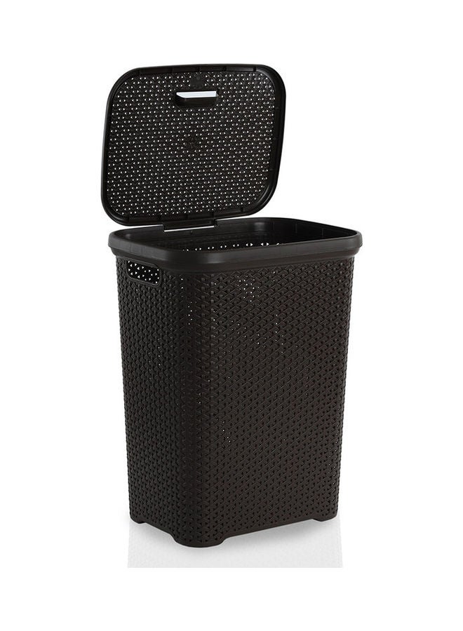 هومس آر أس سلة غسيل من القش شوكولاتة 39x29x50سم - Image 2