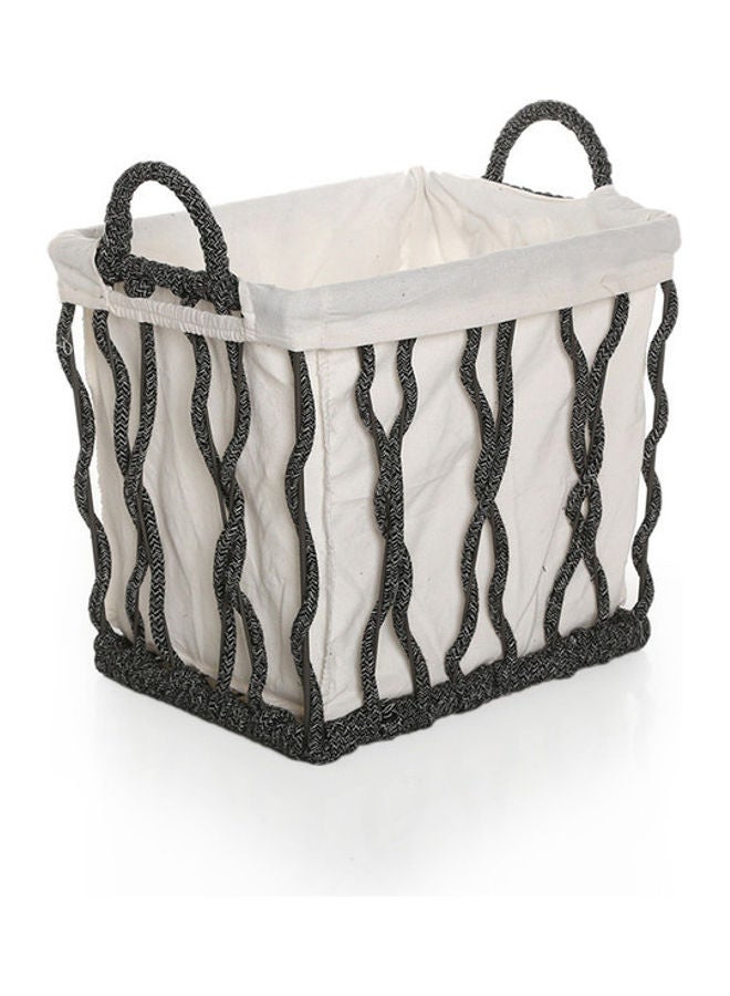 homes r us - Hamper With Handle And Lining Multicolour 32 x 24 x 28cm - Image 1