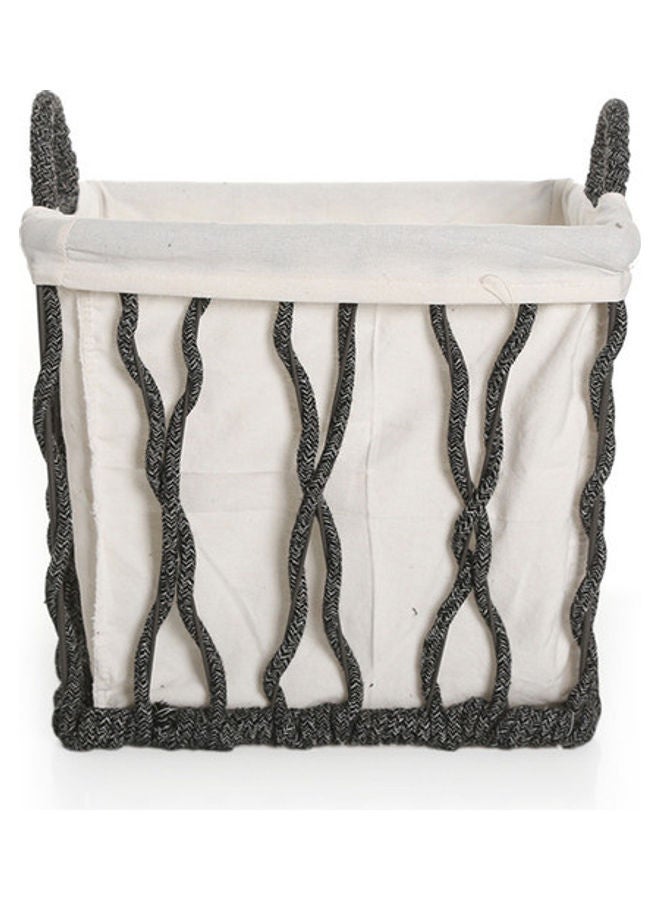homes r us - Hamper With Handle And Lining Multicolour 32 x 24 x 28cm - Image 1