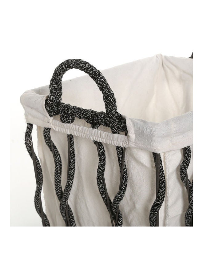 homes r us - Hamper With Handle And Lining Multicolour 32 x 24 x 28cm - Image 1