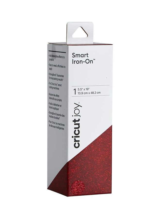 Cricut Joy Smart Iron-On Glitter Red
