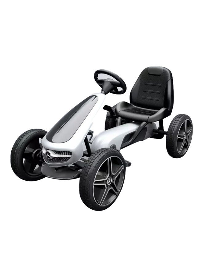 MYTS Mercedes-Benz Pedal Go-Kart White 18.2kg  - Image 1