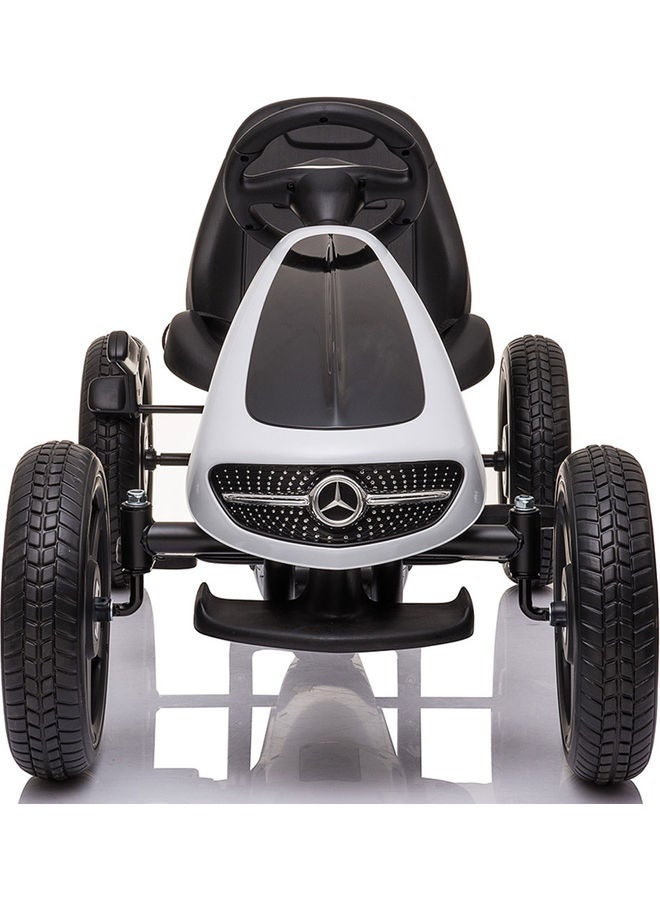 MYTS Mercedes-Benz Pedal Go-Kart White 18.2kg  - Image 2