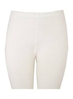 City Rose 3-Piece Full Length Inner Leggings With Elasticated Waistband Off White  - Image 3