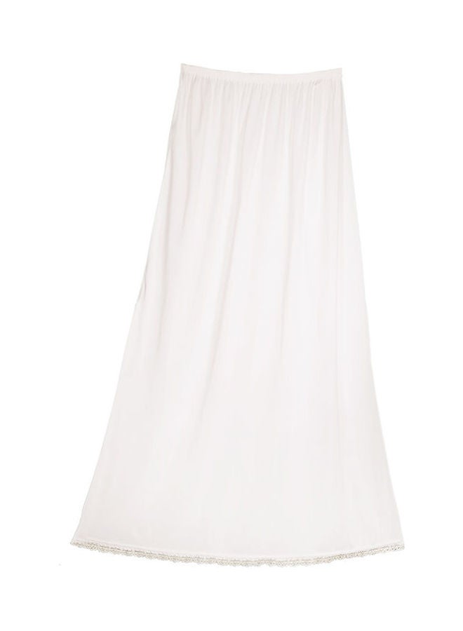 City Rose - 3-Piece Full Length Soft Inner Skirt With Elasticated Waistband Off White - Image 1